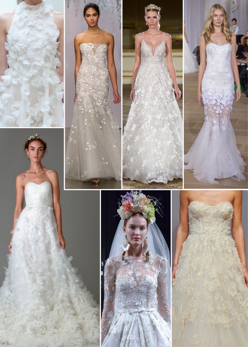 Tendências de vestido de noiva_Flores 3D_revistaicasei