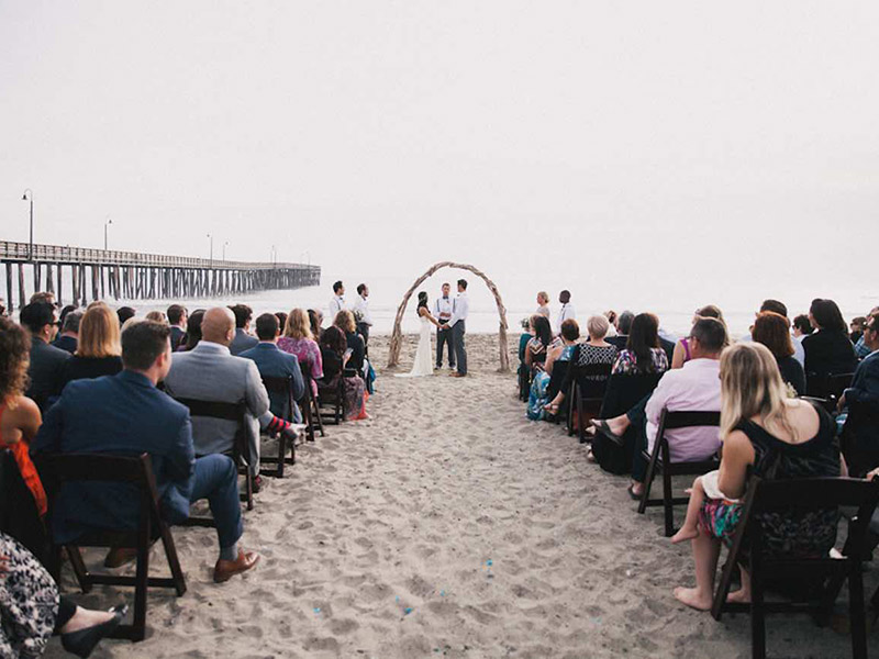 Casamento na praia conforto dos convidados