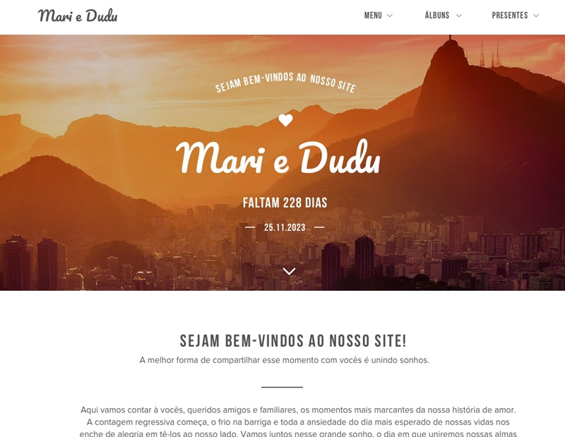 Site de casamento iCasei