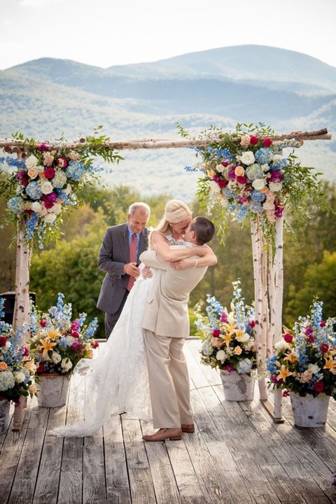 Casamento ao ar livre