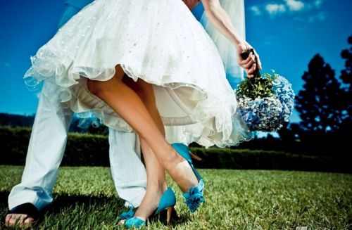 Escolha do sapato para noiva