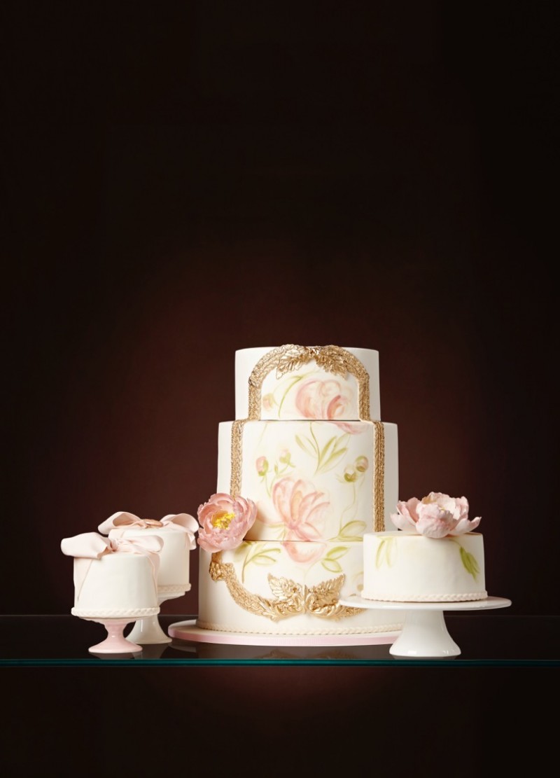 Bolo de casamento pintado a mão - the king cake