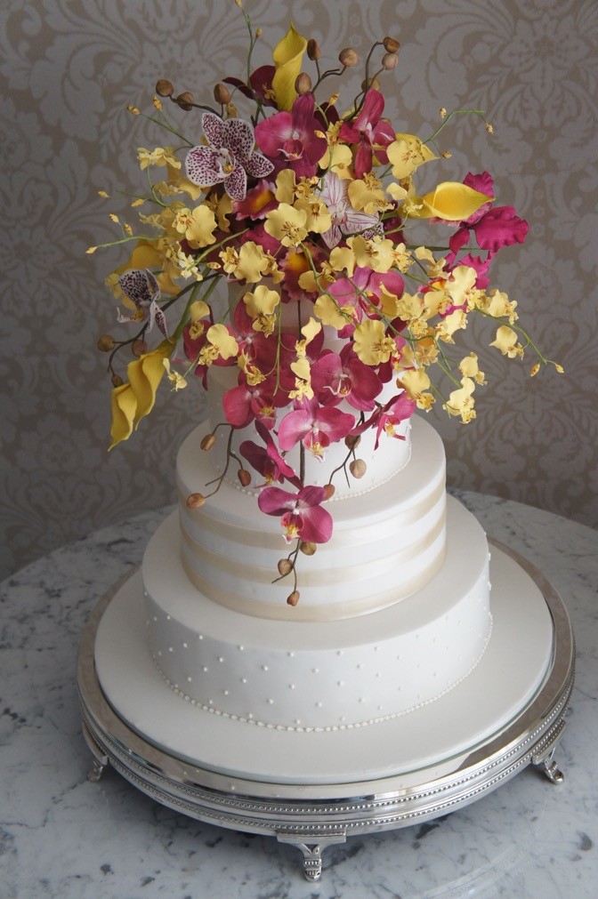 bolo de casamento Nelson - flores de açúcar - The King Cake (3)