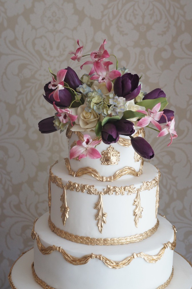 bolo de casamento - flores de açúcar - Nelson - The King Cake (4)