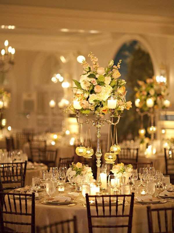 decoração de casamento com velas - mesas - revista icasei