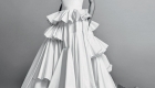 Vestido de noiva tendências do NY Bridal Week Outono 2017 assimetria