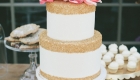 Decoração de Casamento em Tons de Rosa bolo