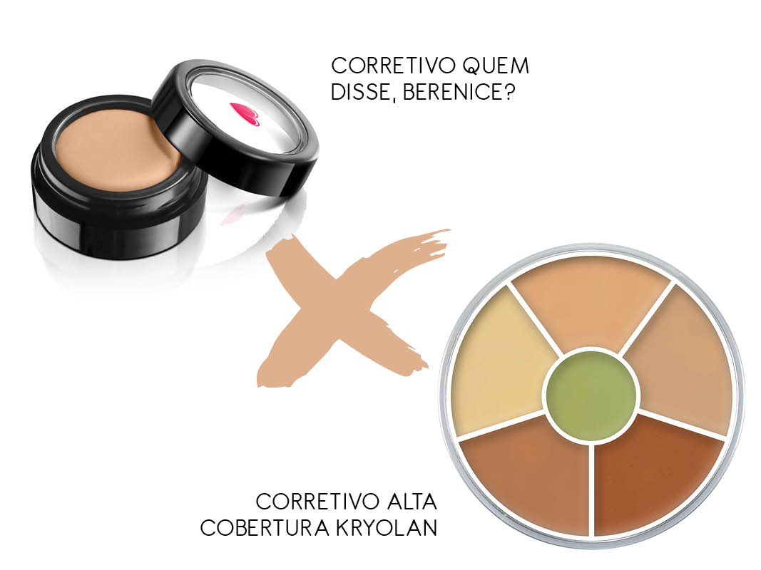 Maquiagem Nacional x importada corretivo