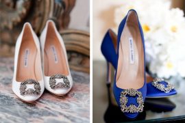 Sapato de noiva Manolo Blahnik linha bridal