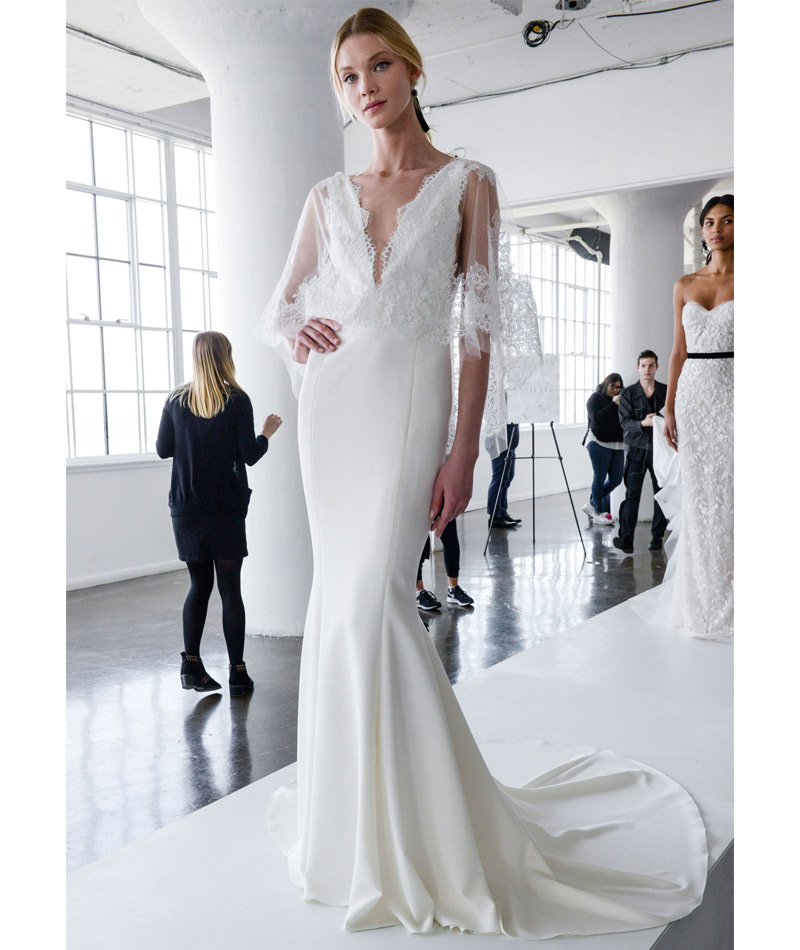 Vestido de noiva tendências do NY Brida Week Primavera 2018