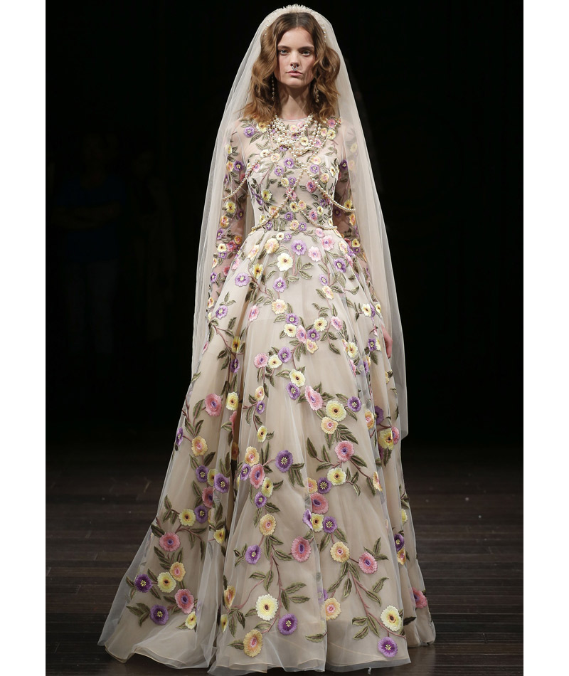 Vestido de noiva tendências do NY Brida Week Primavera 2018