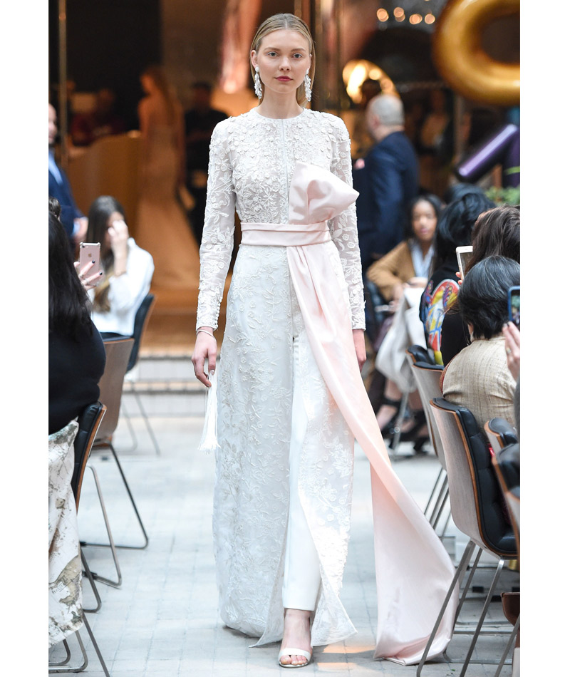 Vestido de noiva tendências do NY Brida Week Primavera 2018
