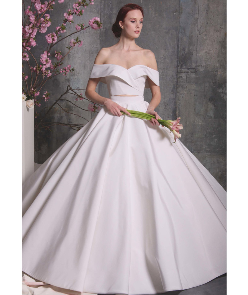 Vestido de noiva tendências do NY Brida Week Primavera 2018