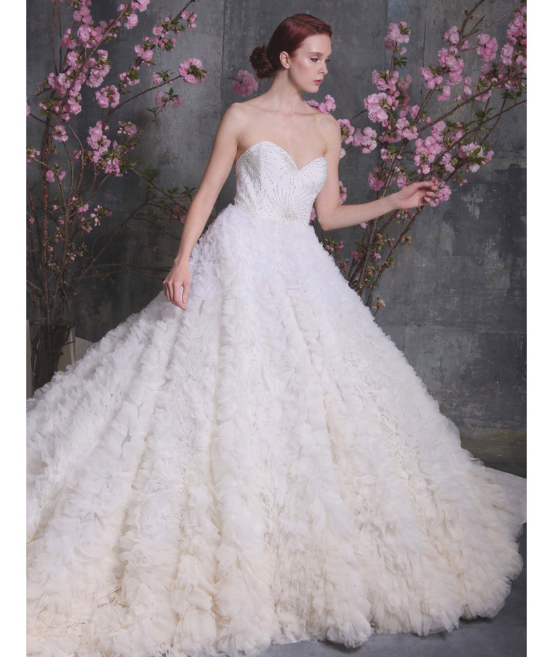 Vestido de noiva tendências do NY Brida Week Primavera 2018