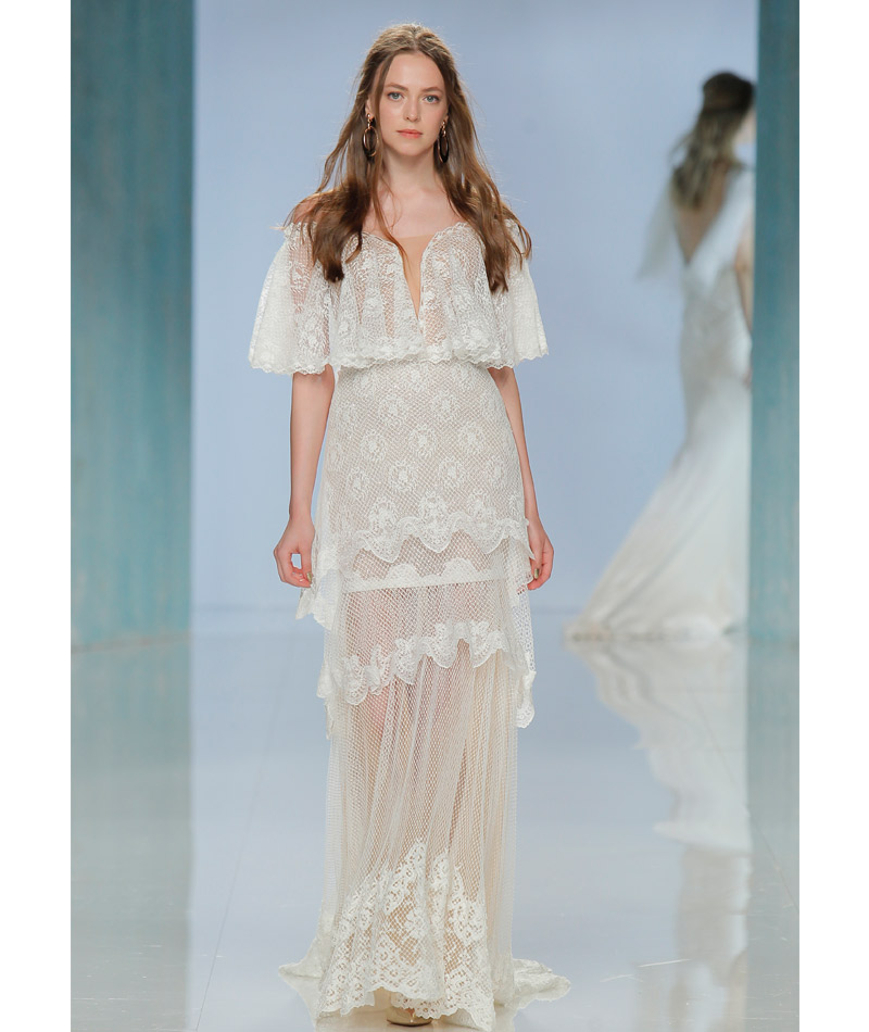 Tendências do Barcelona Bridal Week Primavera 2018 boho