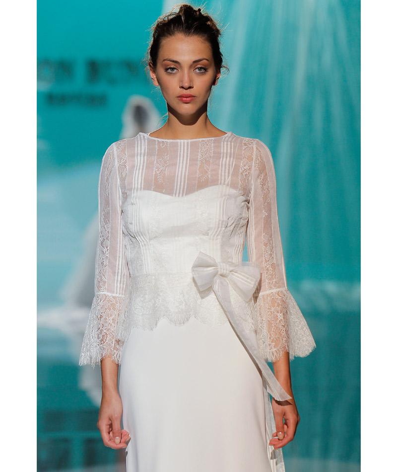 Tendências do Barcelona Bridal Week Primavera 2018 detalhes