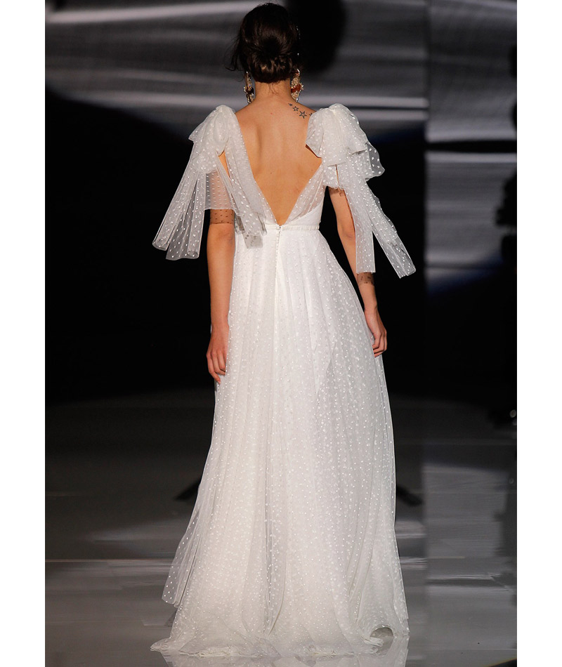 Tendências do Barcelona Bridal Week Primavera 2018 detalhes