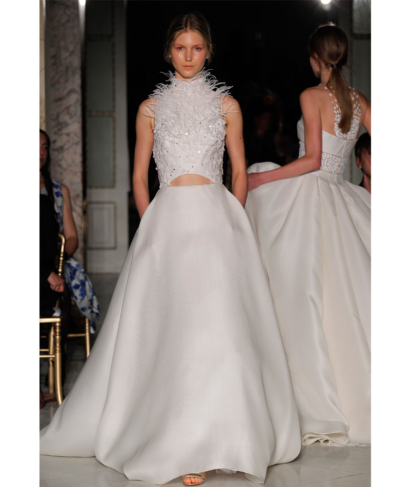 Tendências do Barcelona Bridal Week Primavera 2018 frestas