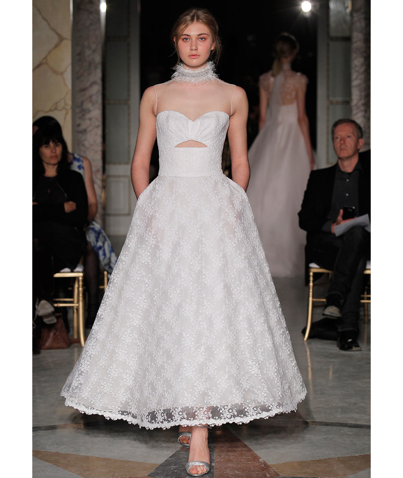Tendências do Barcelona Bridal Week Primavera 2018 midi