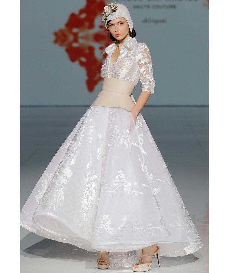 Tendências do Barcelona Bridal Week Primavera 2018 midi