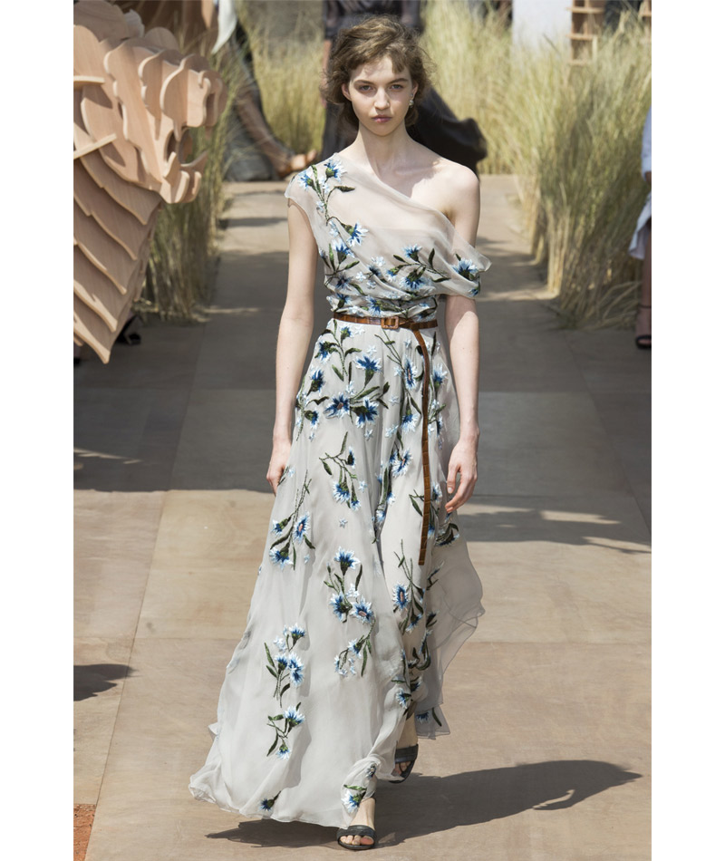 Desfile Alta Costura de Paris para o Outono Inverno 2017 Jardim florido