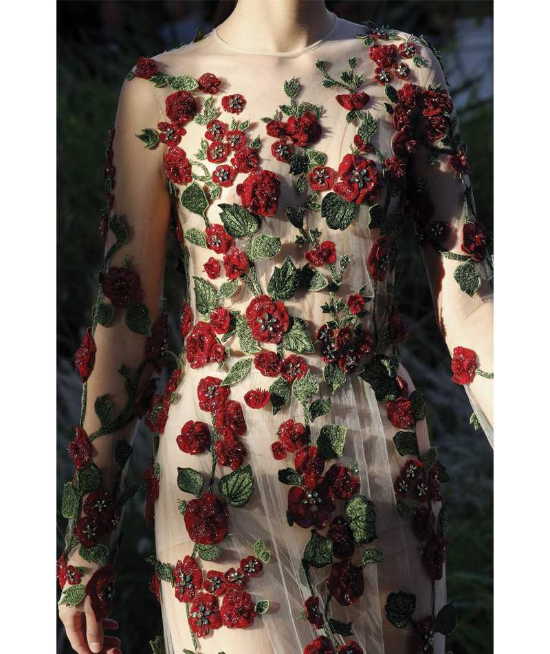 Desfile Alta Costura de Paris para o Outono Inverno 2017 Jardim florido