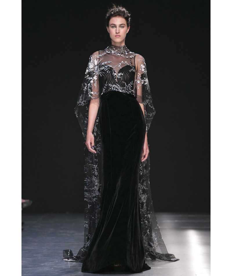 Desfile Alta Costura de Paris para o Outono Inverno 2017 blue velvet