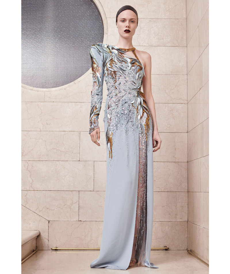 Desfile Alta Costura de Paris para o Outono Inverno 2017 delicadeza pastel