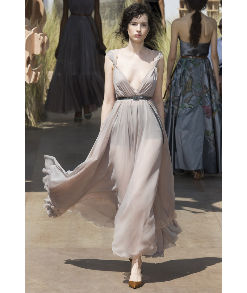 Desfile Alta Costura de Paris para o Outono Inverno 2017 delicadeza pastel