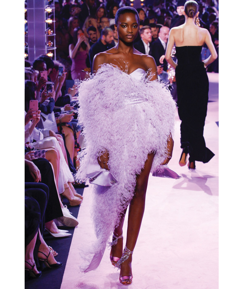 Desfile Alta Costura de Paris para o Outono Inverno 2017 plumas