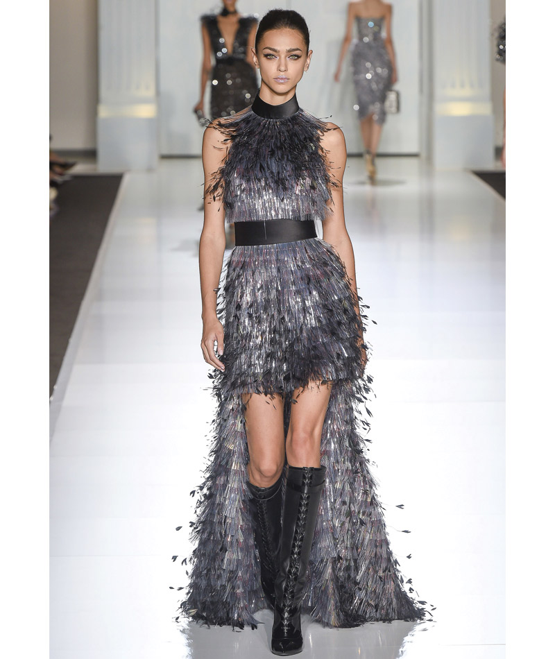 Desfile Alta Costura de Paris para o Outono Inverno 2017 plumas