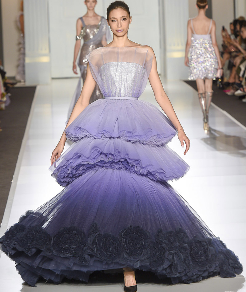 Vestidos de noiva surpreendes lilás