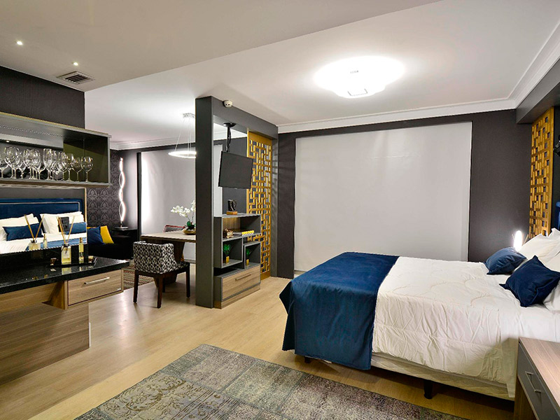 Noite de núpcias quarto de hotel Laghetto Vertice Manhattan