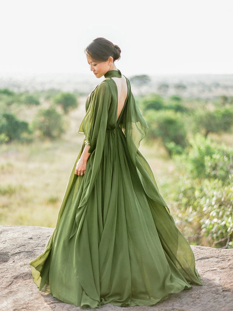O que significa sonhar com o vestido de noiva verde