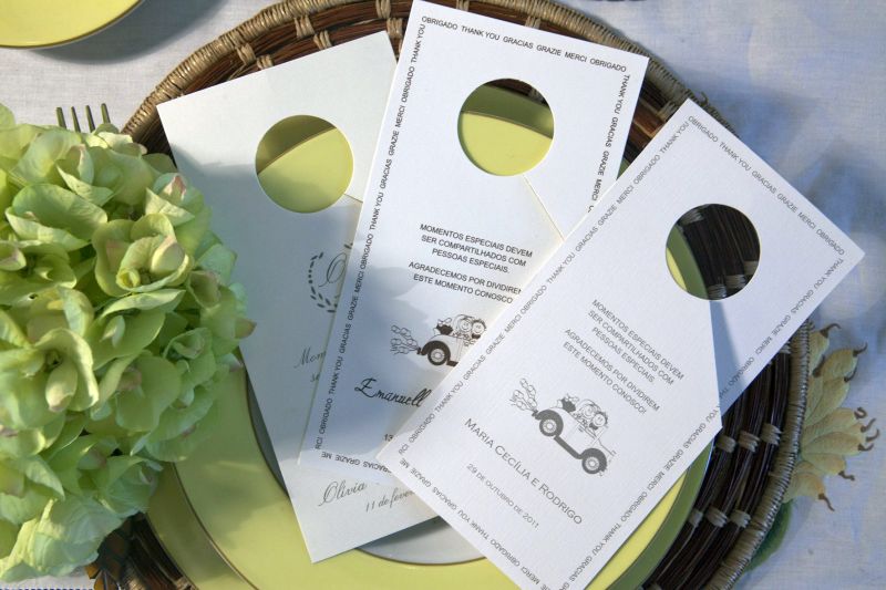 Tags de despedida que podem ser usadas como lembrancinhas de casamento para convidados
