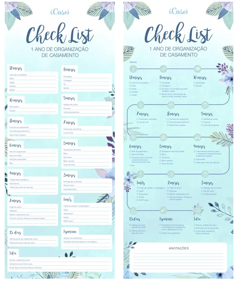 Para não se perder no meio do planejamento do Grande Dia, confira um checklist de casamento completinho!