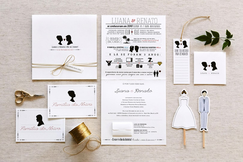 Featured image of post Convite Casamento Simples E Criativo Por m n o s nos convites de casamento criativos que a papelaria personalizada pode ser aplicada