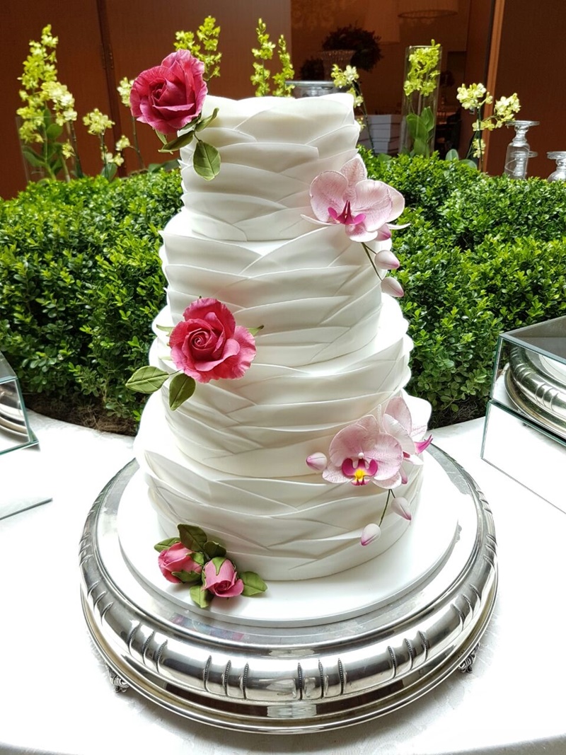 Ruffled Cake para casamento