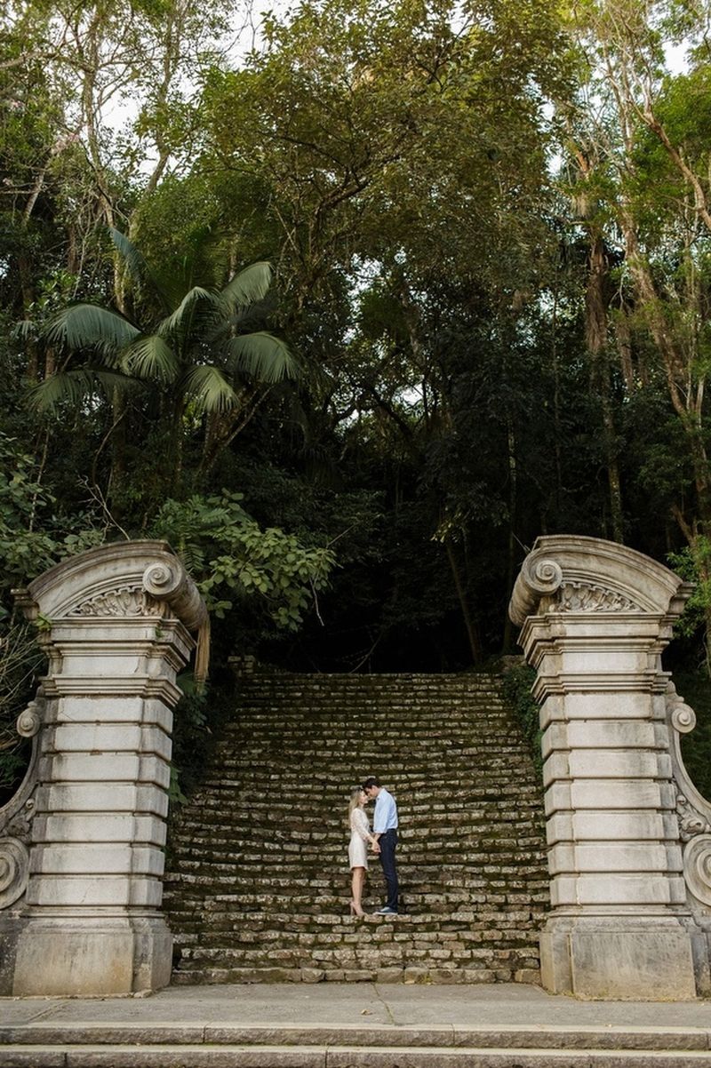 Fotos pré-wedding no Jardim Botânico de São Paulo