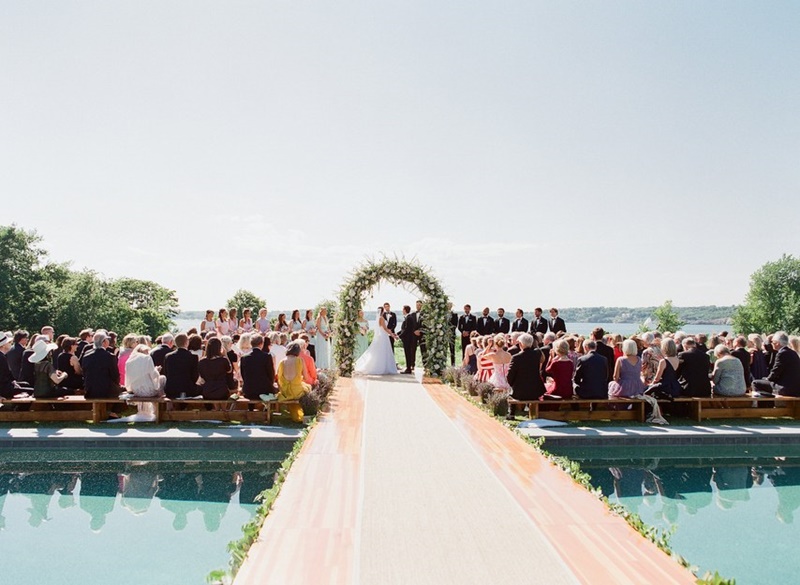 arco de flores para cerimonia de casamento