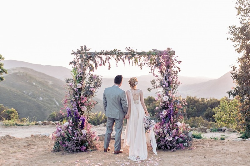arco de flores cerimonia de casamento