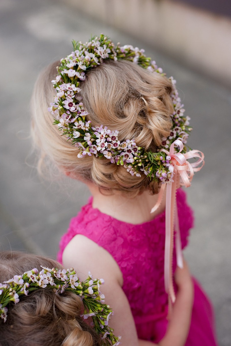 Penteado para cabelo de daminhas