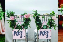 cadeiras personalizadas para os noivos