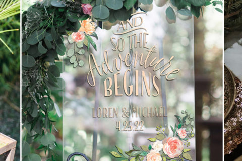 Acrílico no casamento: dicas para usar o material na decoração