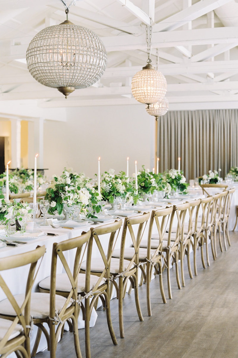 decoração de casamento mesa comunitária