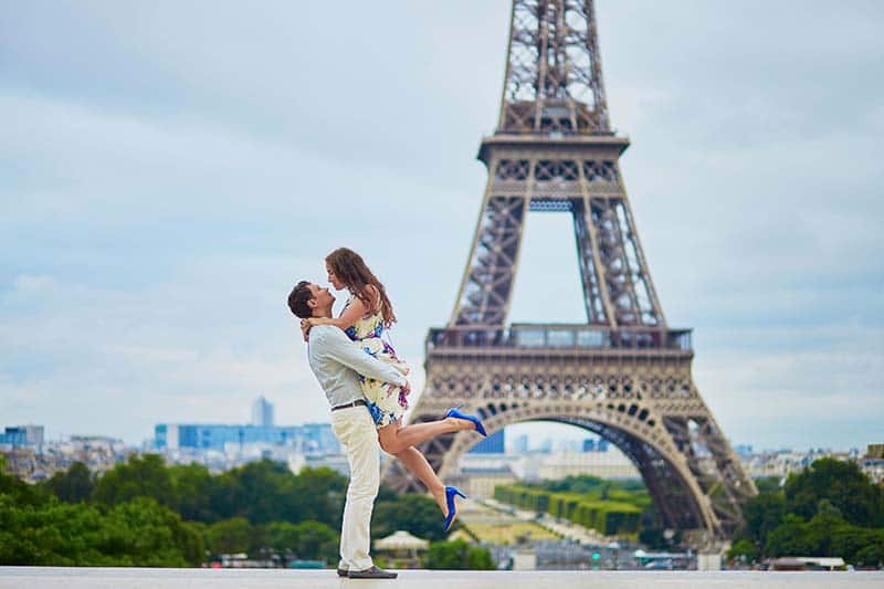 Bodas de casamento de casal em Paris