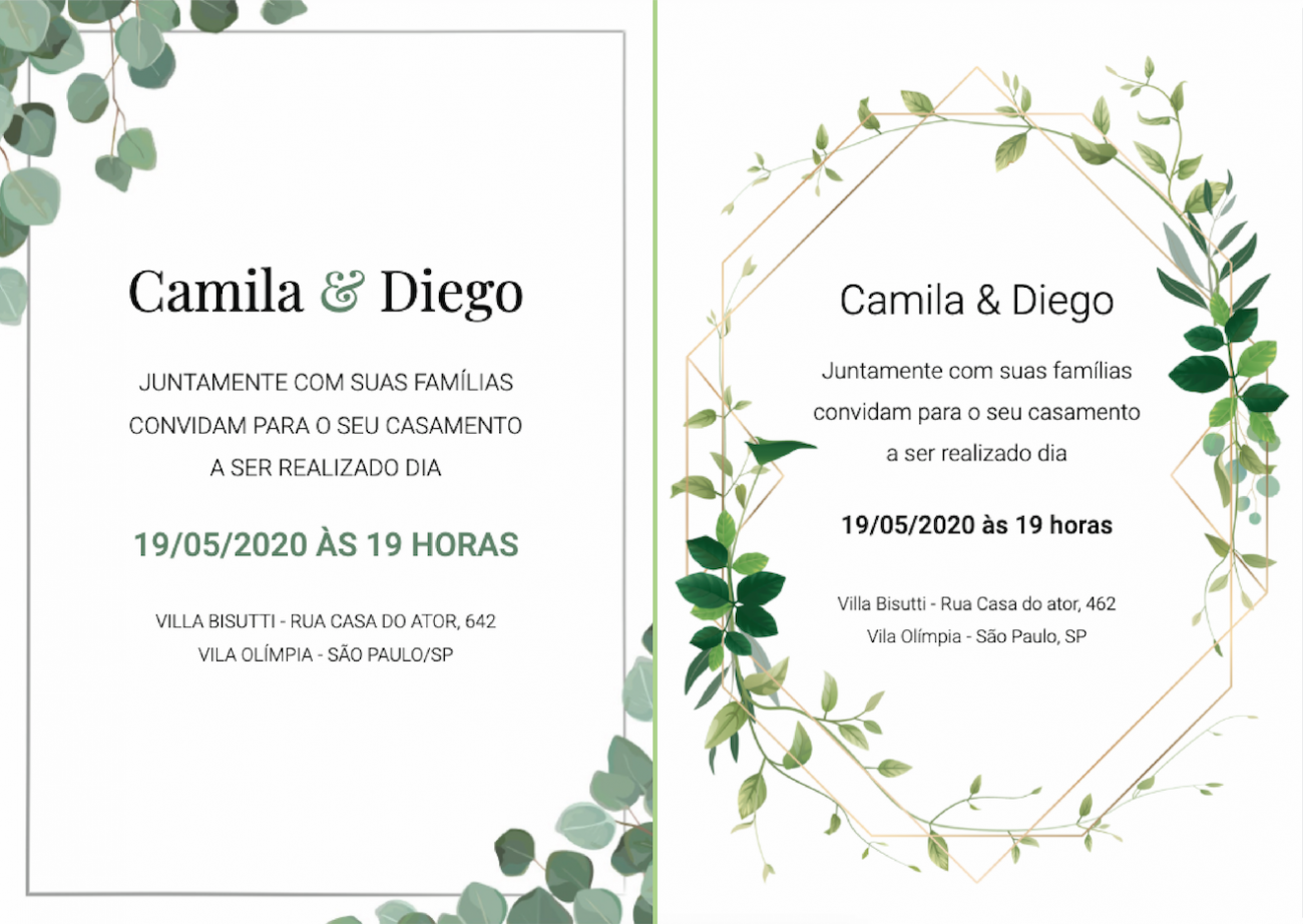 Featured image of post Convites De Casamento Simples Para Imprimir Um convite de casamento surpreendente