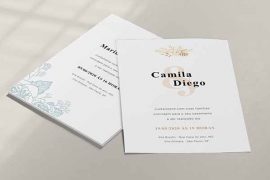 Convite de casamento para editar e baixar gratuitamente se o seu casamento foi adiado!