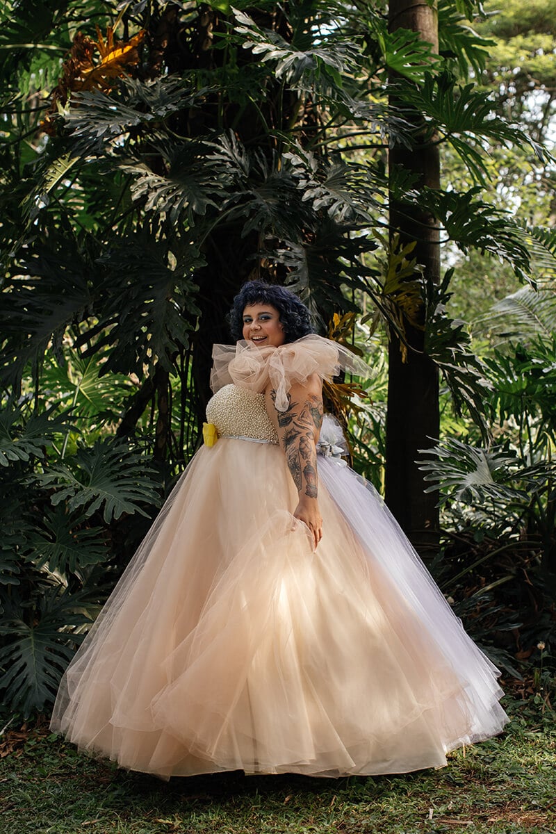 Pó de Arroz lança coleção de vestido de noiva plus size