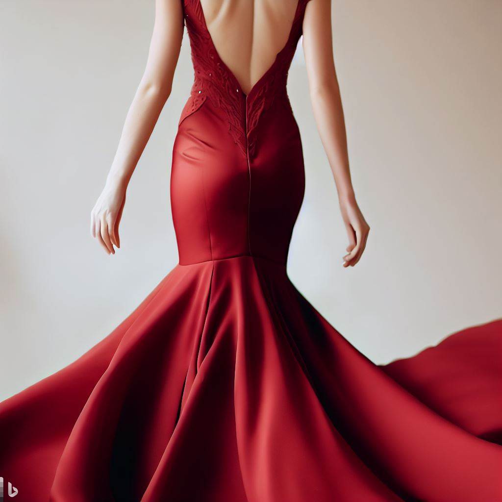 Vestido de noiva com cor: vermelho